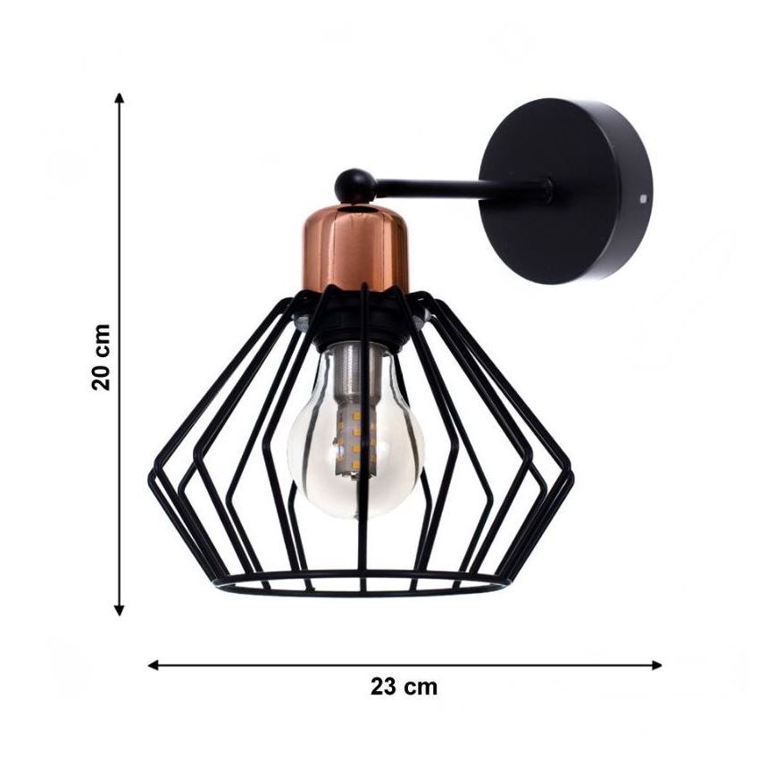 Fali lámpa PORTO 1xE27/40W/230V