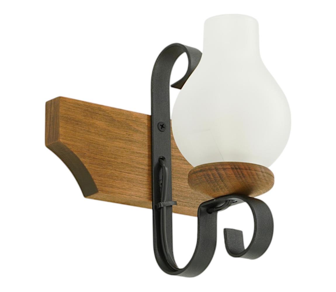 Exodus Lighting Srl Fali lámpa QUEEN 1xE14/40W/230V bükkfa EX