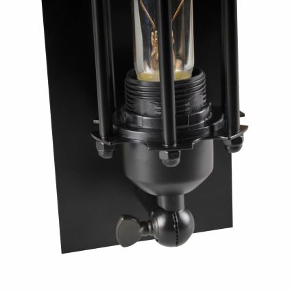 Fali lámpa RETRO 1xE27/20W/230V fekete