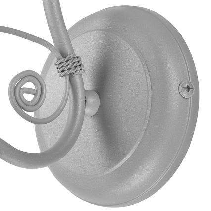 Fali lámpa RETRO II 1xE27/60W/230V ezüst