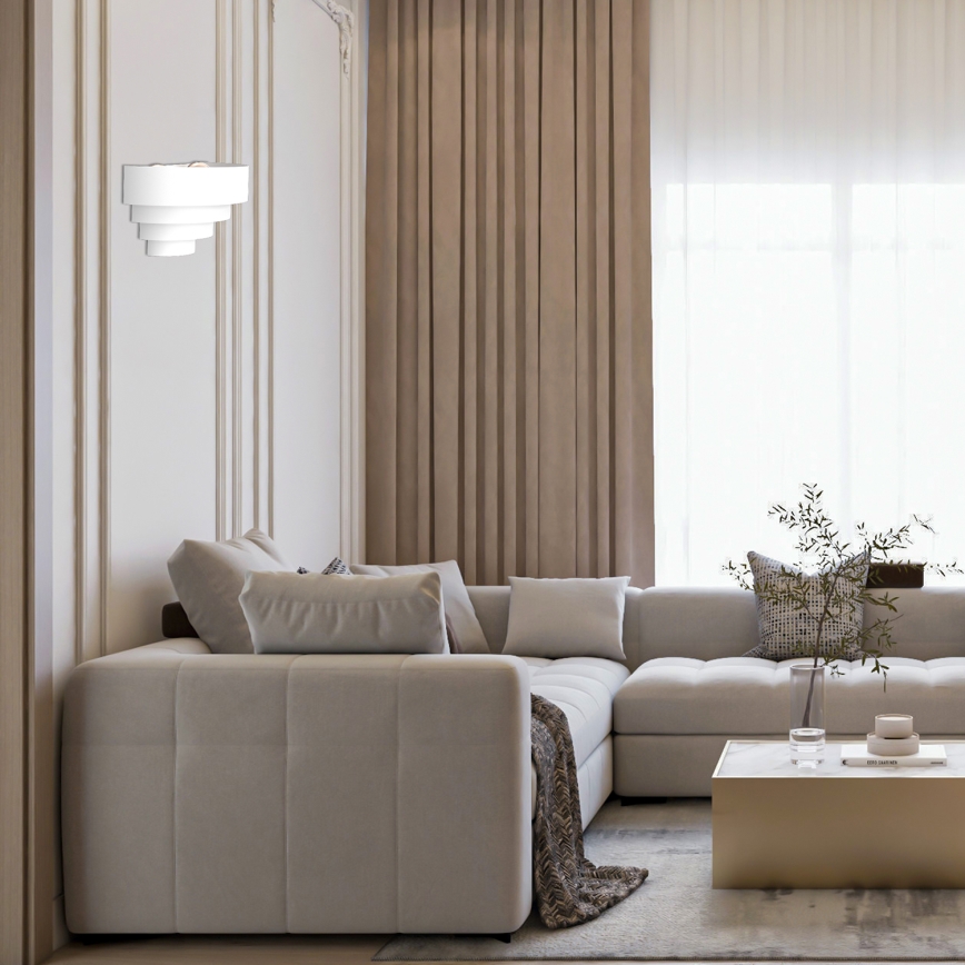 Fali lámpa RINGS 2xE27/15W/230V fehér