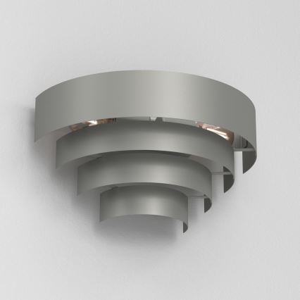 Fali lámpa RINGS 2xE27/15W/230V szürke