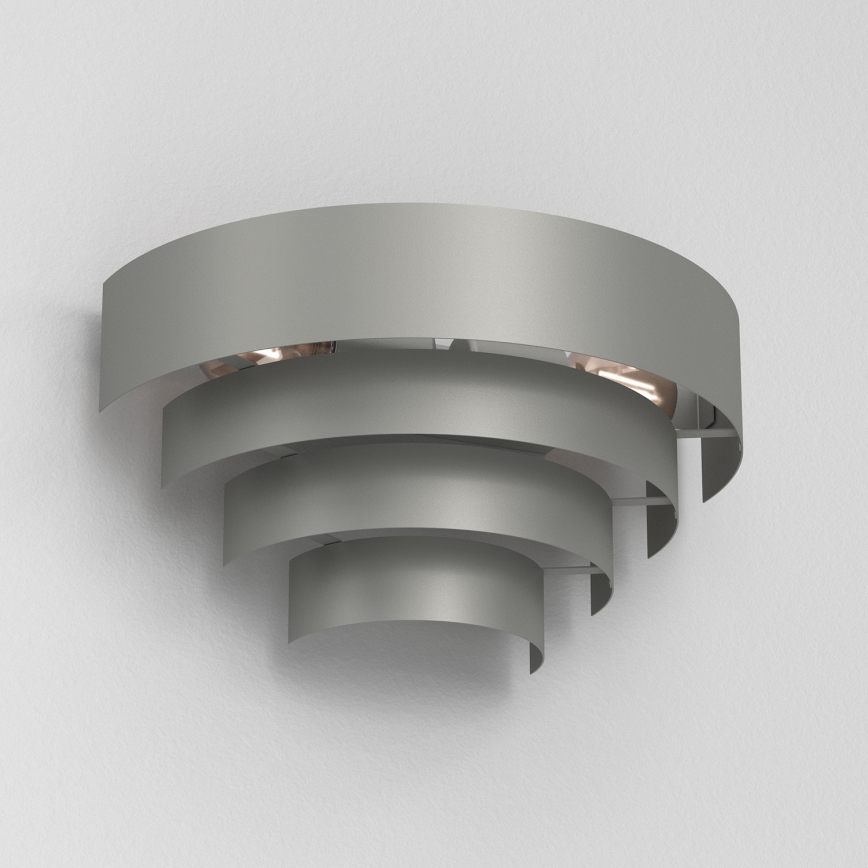 Fali lámpa RINGS 2xE27/15W/230V szürke