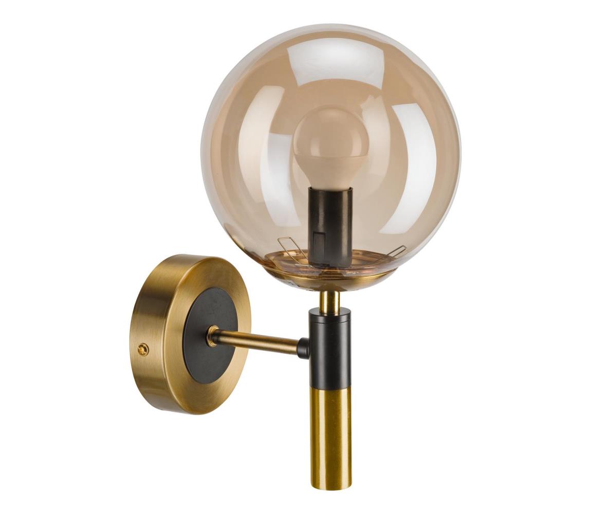 Fali lámpa ROLLO 1xE14/5W/230V arany/füstös bézs KM