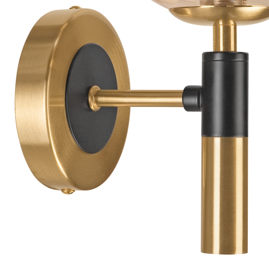 Fali lámpa ROLLO 1xG9/5W/230V arany/füstös bézs