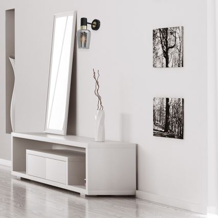 Fali lámpa ROMA BLACK 1xE27/60W/230V