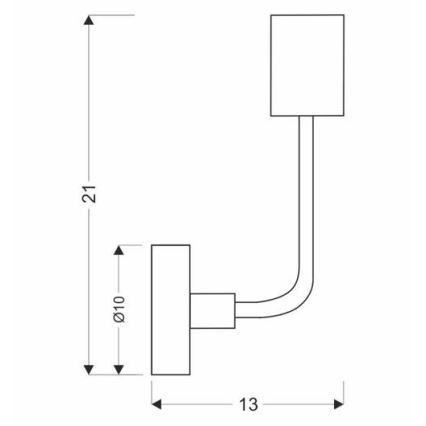Fali lámpa SAGA 1xE27/40W/230V
