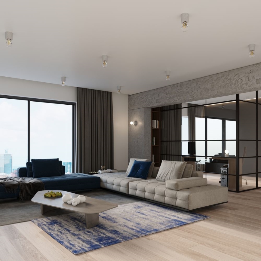 Fali lámpa SALGADO 1xE27/60W/230V beton