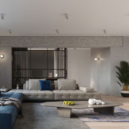 Fali lámpa SALGADO 1xE27/60W/230V beton