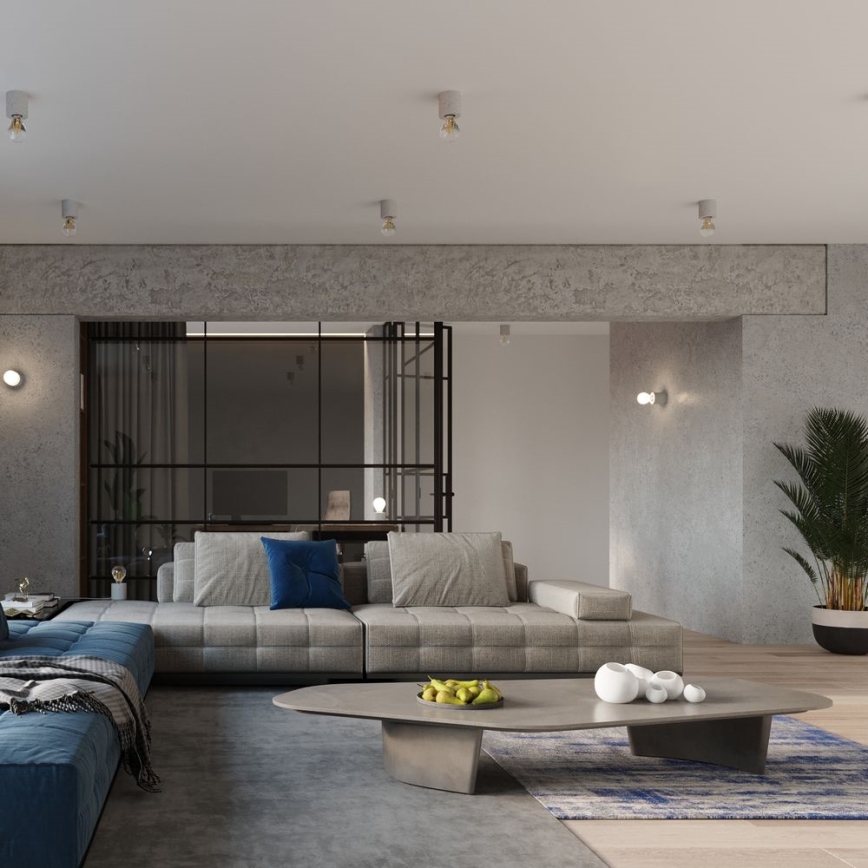 Fali lámpa SALGADO 1xE27/60W/230V beton