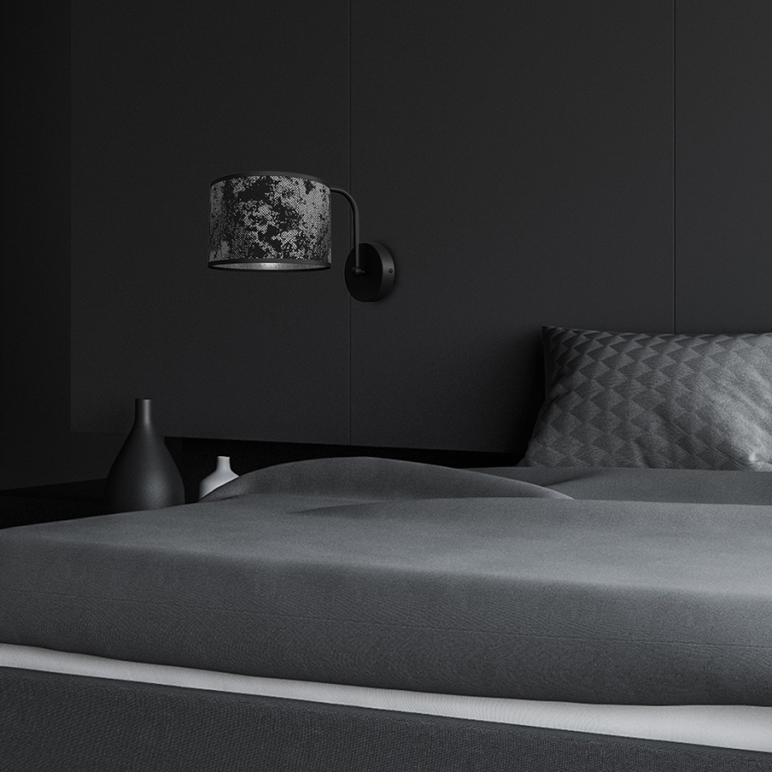 Fali lámpa SATINO 1xE27/60W/230V ezüst