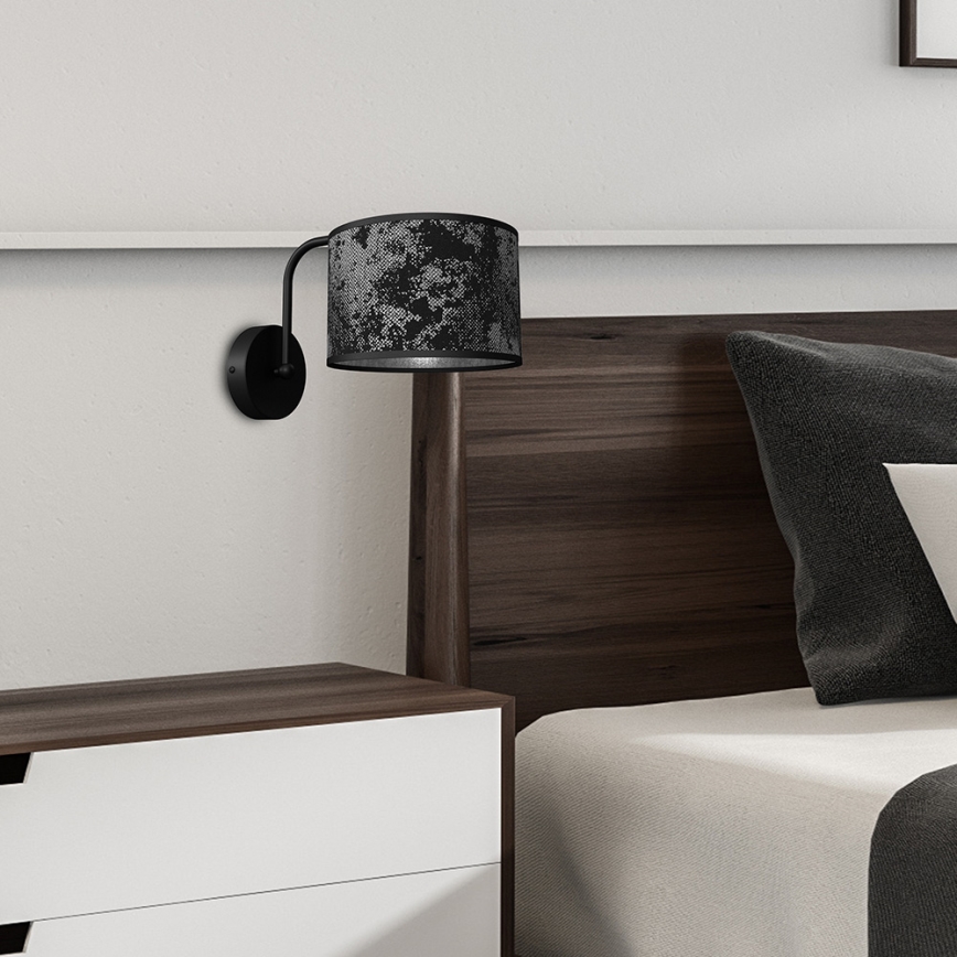 Fali lámpa SATINO 1xE27/60W/230V ezüst