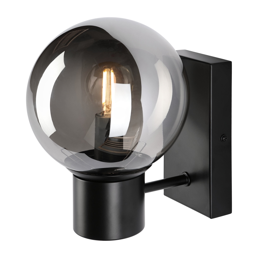 Fali lámpa SFERIO 1xE14/5W/230V fekete/füstös fekete