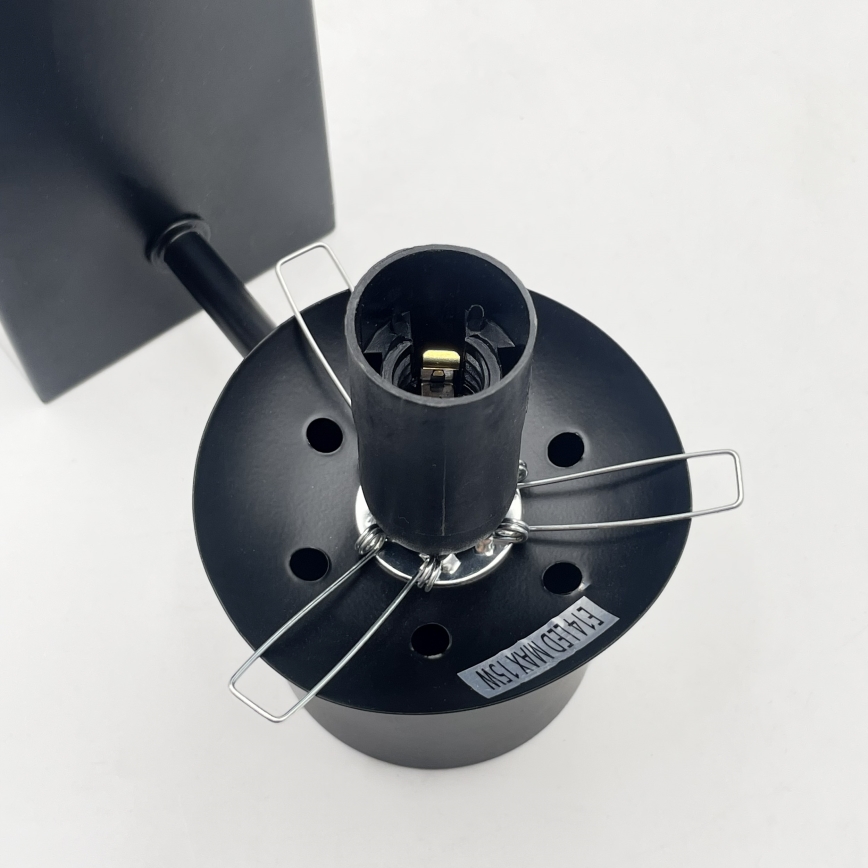 Fali lámpa SFERIO 1xE14/5W/230V fekete/füstös fekete