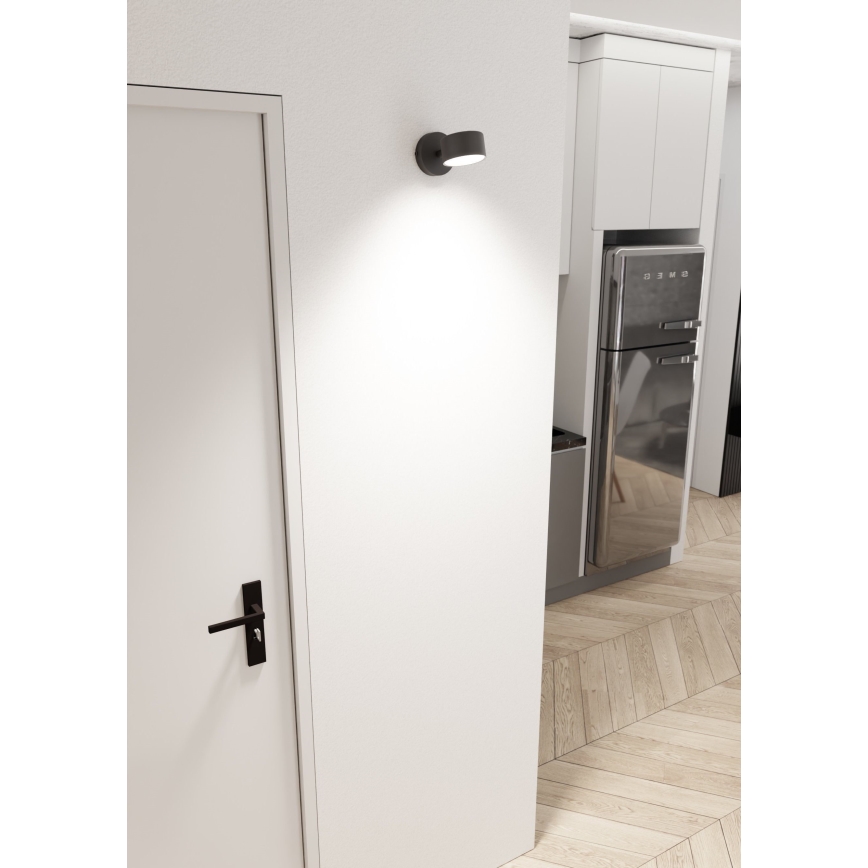 Fali lámpa SORA 1xGX53/12W/230V fekete