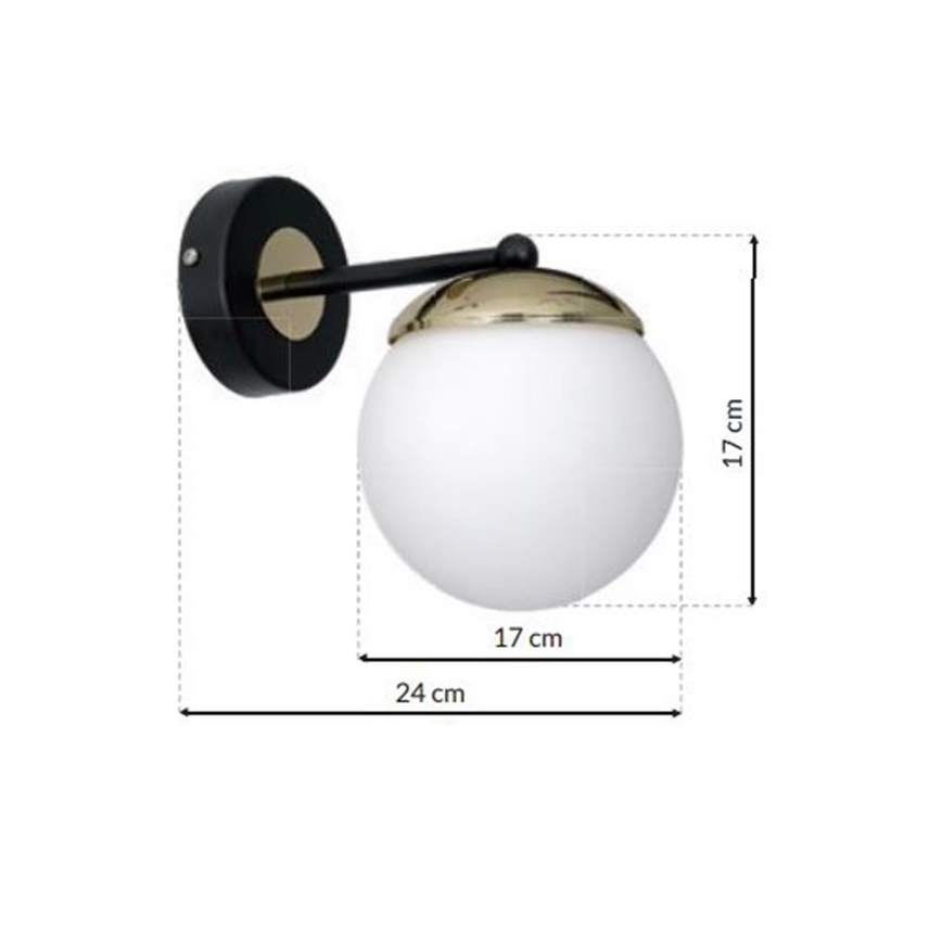 Fali lámpa SPARTA 1xE14/40W/230V