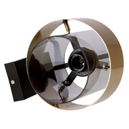 Fali lámpa SPIEGA 1xE27/60W/230V arany/fekete