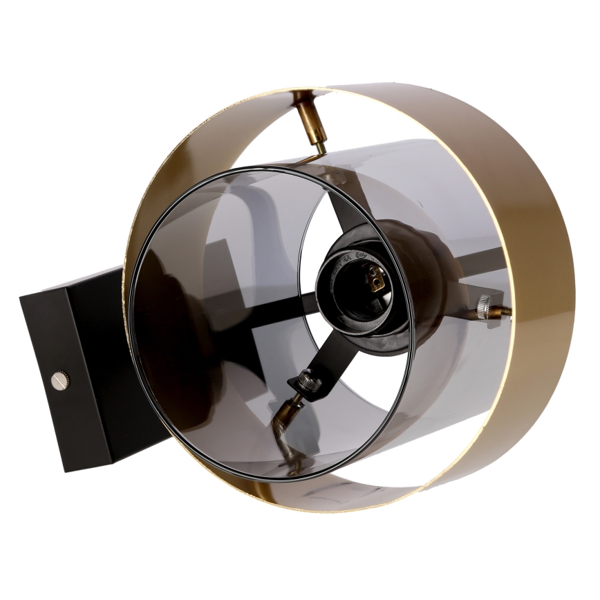 Fali lámpa SPIEGA 1xE27/60W/230V arany/fekete