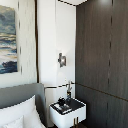 Fali lámpa SPIRAL 1xG9/8W/230V fekete