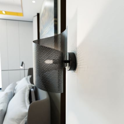 Fali lámpa SPIRAL 1xG9/8W/230V fekete