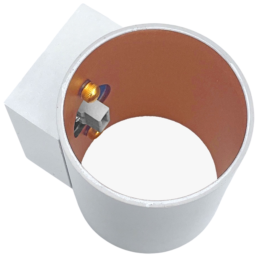 Fali lámpa SQUALLA TUBA 1xG9/50W/230V fehér/arany