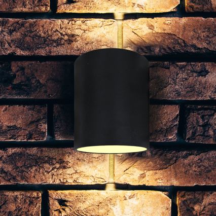Fali lámpa SQUALLA TUBA 1xG9/50W/230V fekete/arany