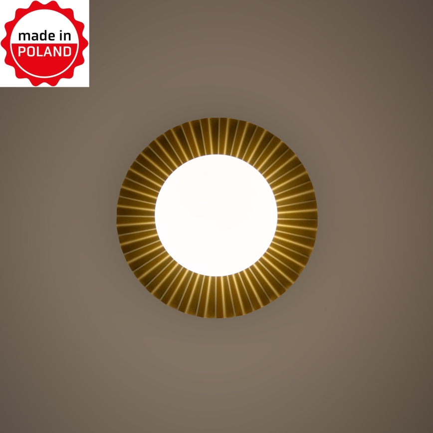Fali lámpa SUNPLISS 1x G9/10W/230V, Ø 20 cm, arany/krém