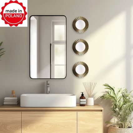 Fali lámpa SUNPLISS 1x G9/10W/230V, Ø 20 cm, arany/krém