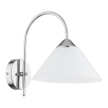 Fali lámpa TAPER 1xE27/15W/230V fényezett króm