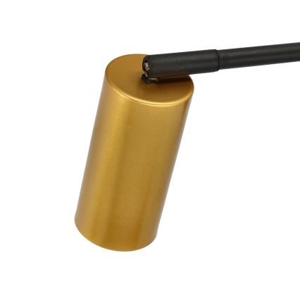 Fali lámpa TINA 1xGU10/15W/230V fekete/arany