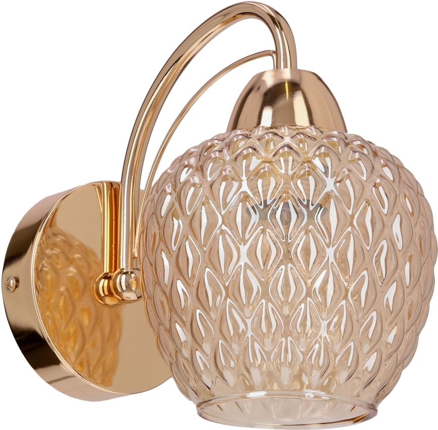 Fali lámpa TOBIAS 1xE27/40W/230V Rózsaarany