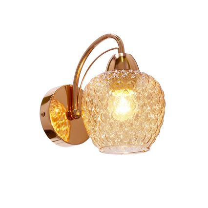 Fali lámpa TOBIAS 1xE27/40W/230V Rózsaarany