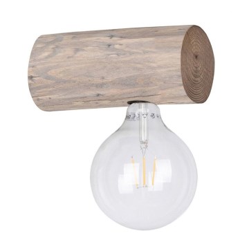 Fali lámpa TRABO 1xE27/25W/230V fenyő