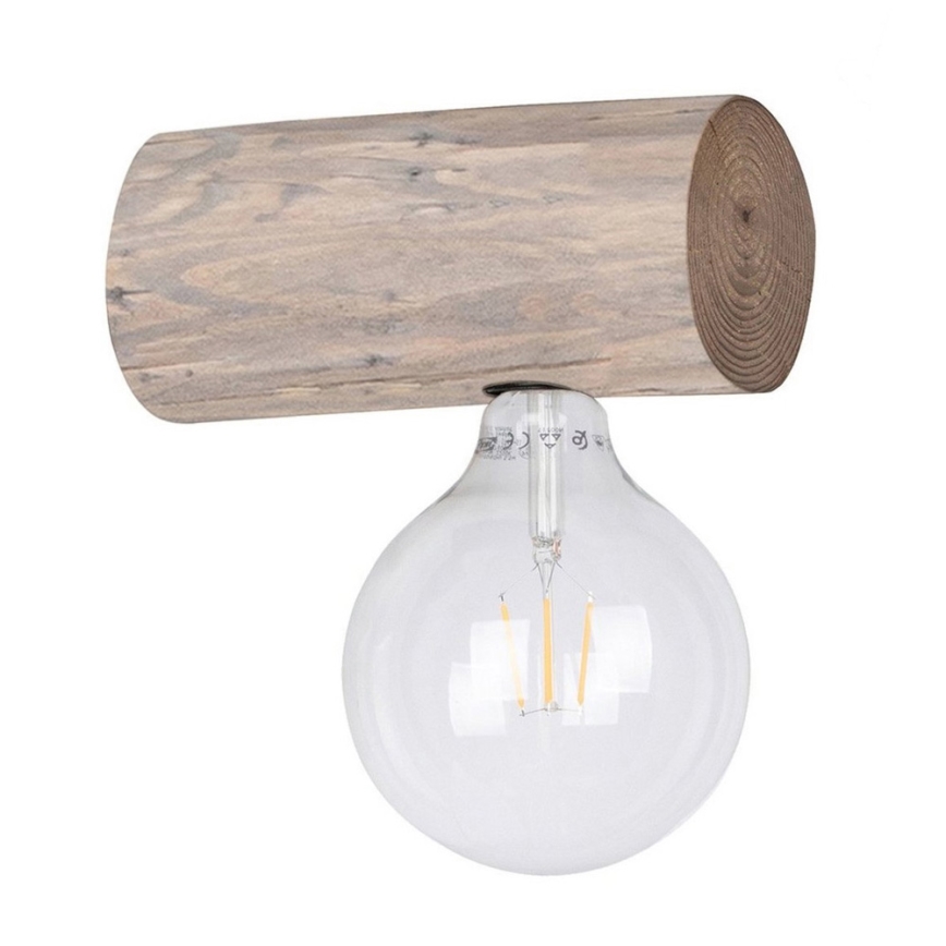 Fali lámpa TRABO 1xE27/25W/230V fenyő