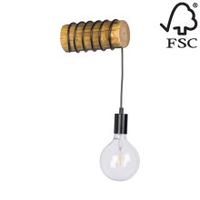 Fali lámpa TRABO 1xE27/25W/230V - FSC minősítéssel