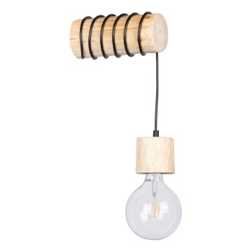 Fali lámpa TRABO 1xE27/60W/230V fenyő