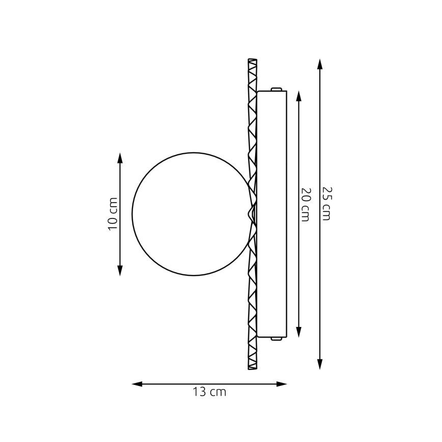 Fali lámpa UMBRA 1xG9/8W/230V piros
