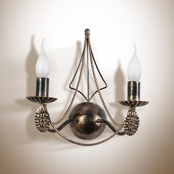 Fali lámpa VANESSA 2xE14/40W/230V sötét