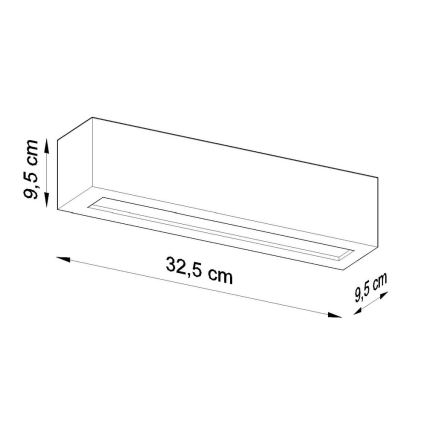 Fali lámpa VEGA 1xE27/60W/230V fehér