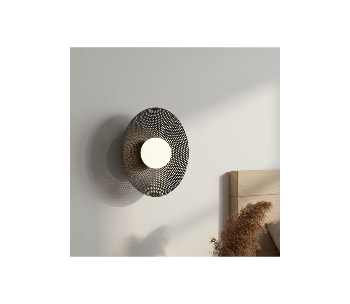 EMIBIG Fali lámpa VIBEZ 1xG9/8W/230V fekete 1540/K1