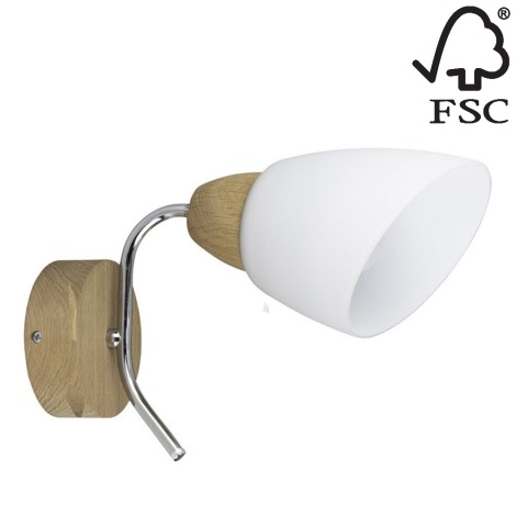 Fali lámpa VILETTA 1xE27/40W/230V - FSC minősítéssel