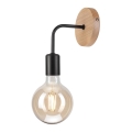 Fali lámpa VITO OAK 1xE27/60W/230V