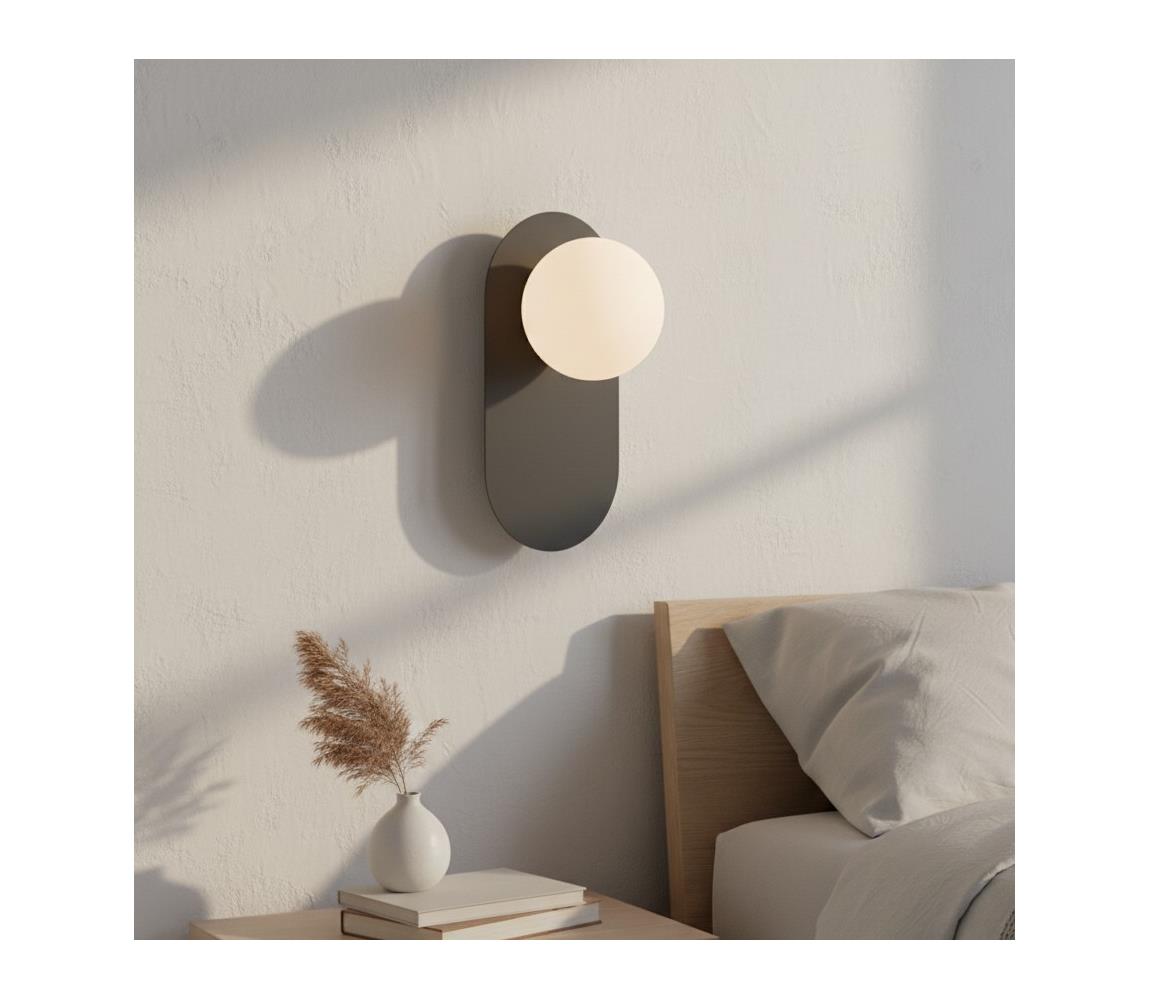 EMIBIG Fali lámpa VIVA 1xG9/8W/230V fekete 1549/K1