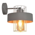 Fali lámpa VOLTA 1xE27/15W/230V szürke
