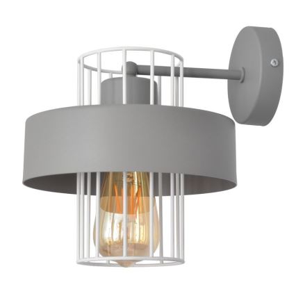 Fali lámpa VOLTA 1xE27/15W/230V szürke