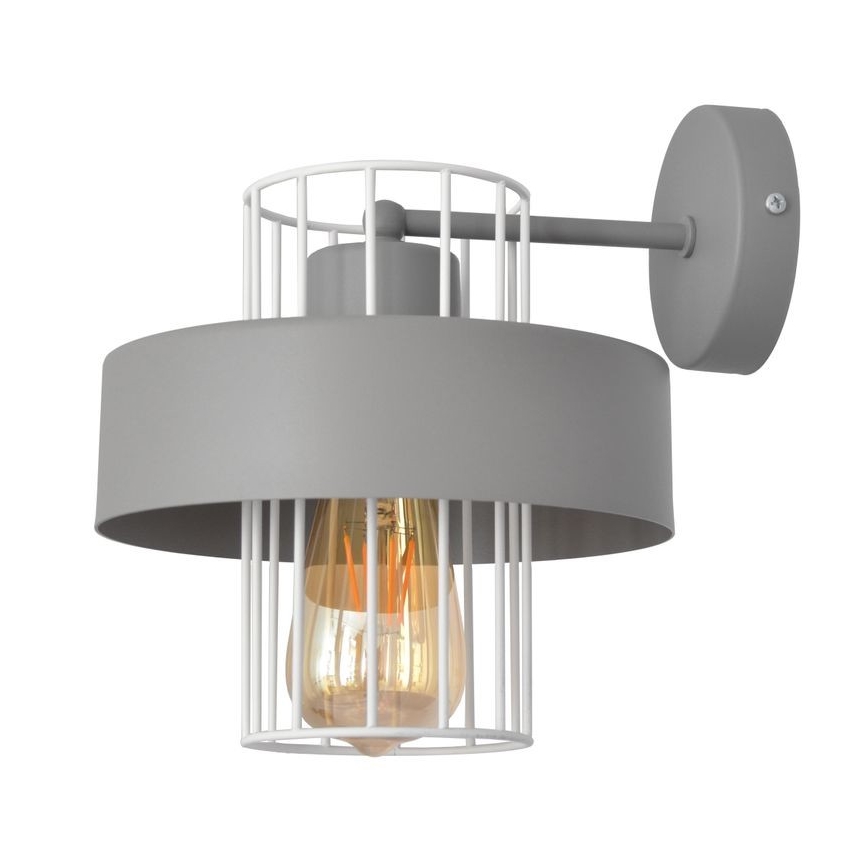 Fali lámpa VOLTA 1xE27/15W/230V szürke