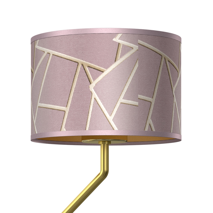 Fali lámpa ZIGGY 1xE27/40W/230V + 1xGU10/MR11/7W rózsaszín/arany