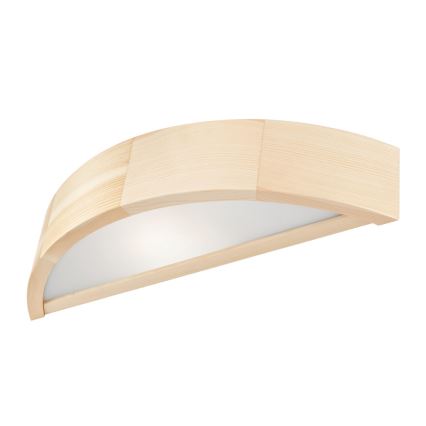 Fali lámpatest NATURAL 1xE27/60W/230V fenyő/bézs