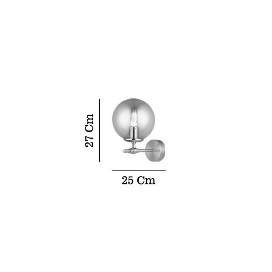 Fali lámpatest POLINO 1xE27/40W/230V aranyszínű