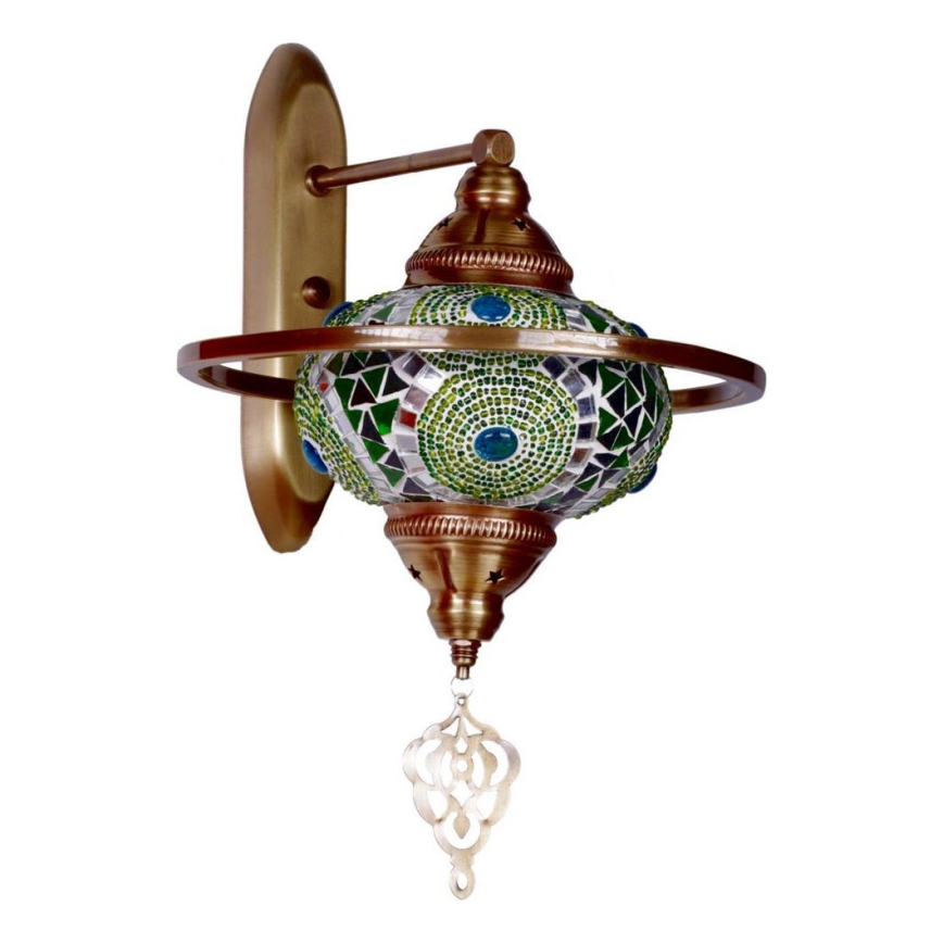 Fali lámpatest YENI 1xE27/40W/230V bronz